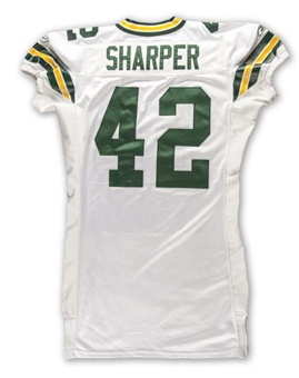 2001 Darren Sharper Game Used Green Bay Packers Road Jersey
